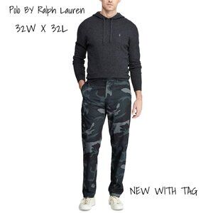 Polo Ralph Lauren Men's Camo Pants, Straight Fit, Size 32W x 32L New With Tag